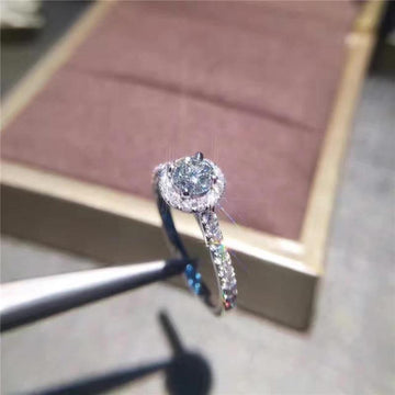 Dazzling 925 Silver Cubic Zirconia Wedding Engagement Rings - Best Online Prices by Jewellery Supermarket - The Jewellery Supermarket